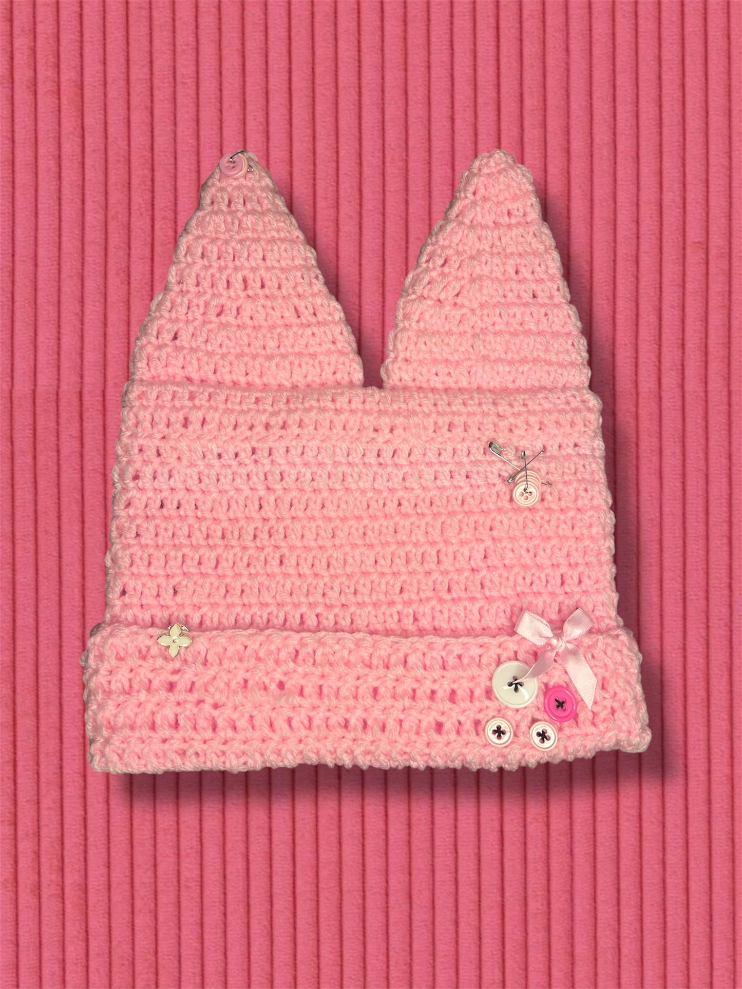 ⋆☕︎ ⋆✴︎˚。⋆HUBBA BUBBA BUTTON-BABY BEANIE ⋆☕︎ ⋆✴︎˚。⋆