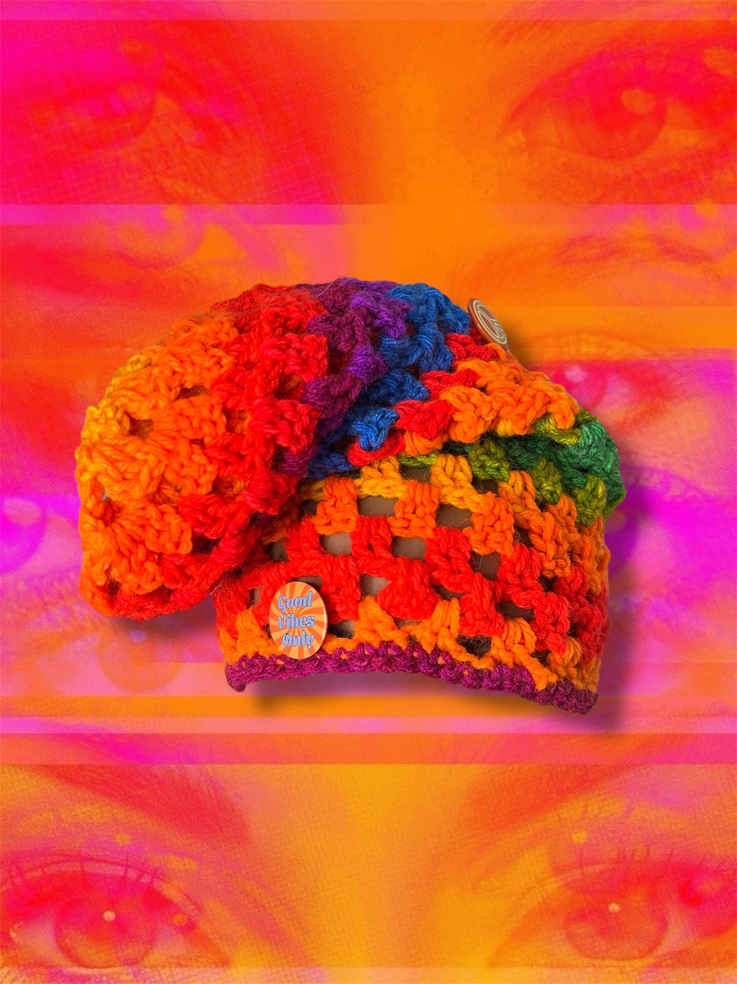 ☻ “JUST VIBIN” SLOUCH BEANIE