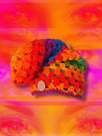 ☻ “JUST VIBIN” SLOUCH BEANIE