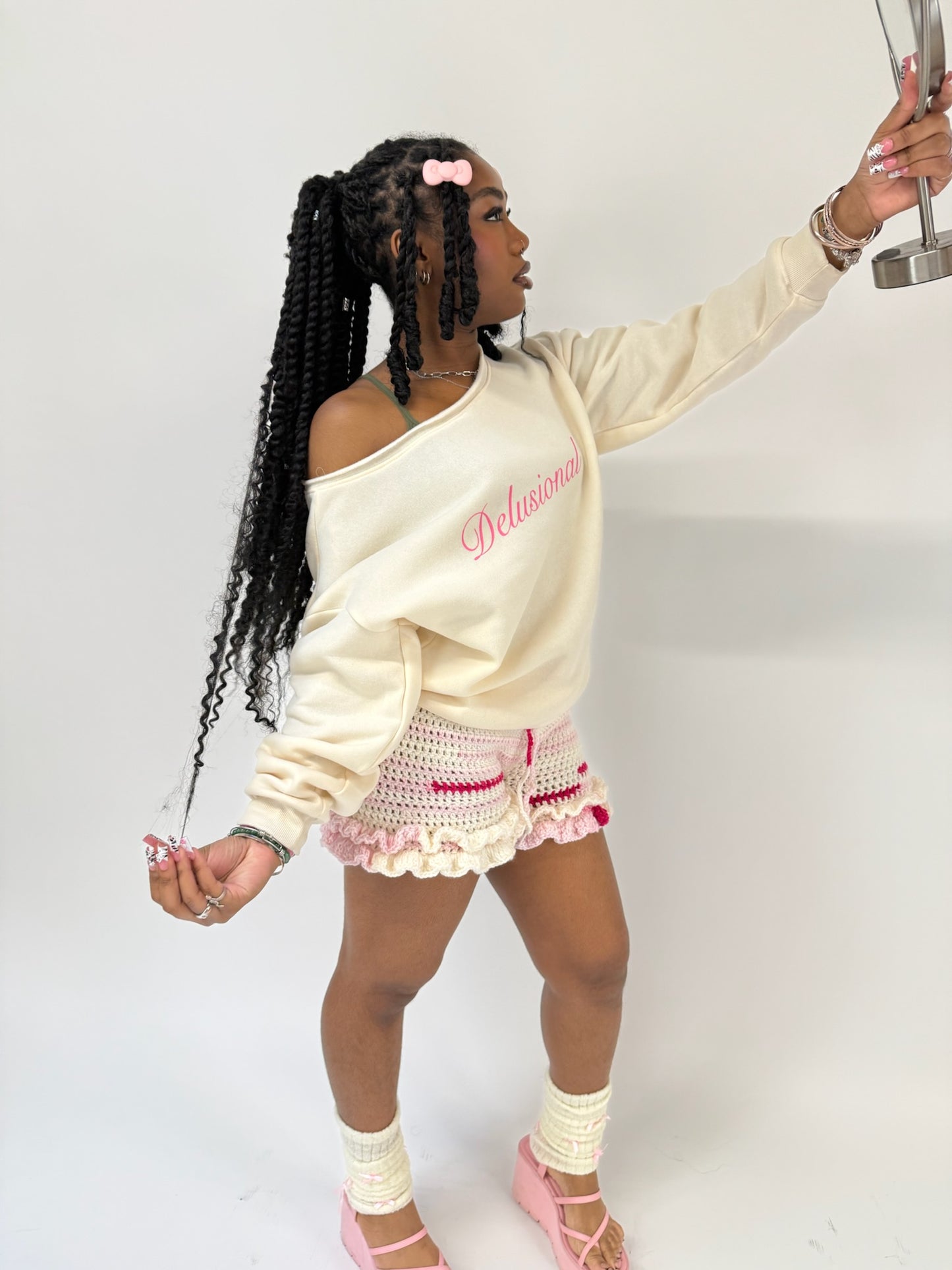 ☆ PRETTY IN PINK RUFFLE SHORTIEZ