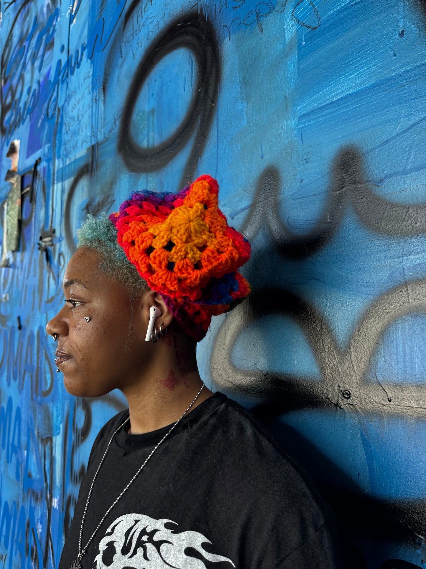 ☻ “JUST VIBIN” SLOUCH BEANIE