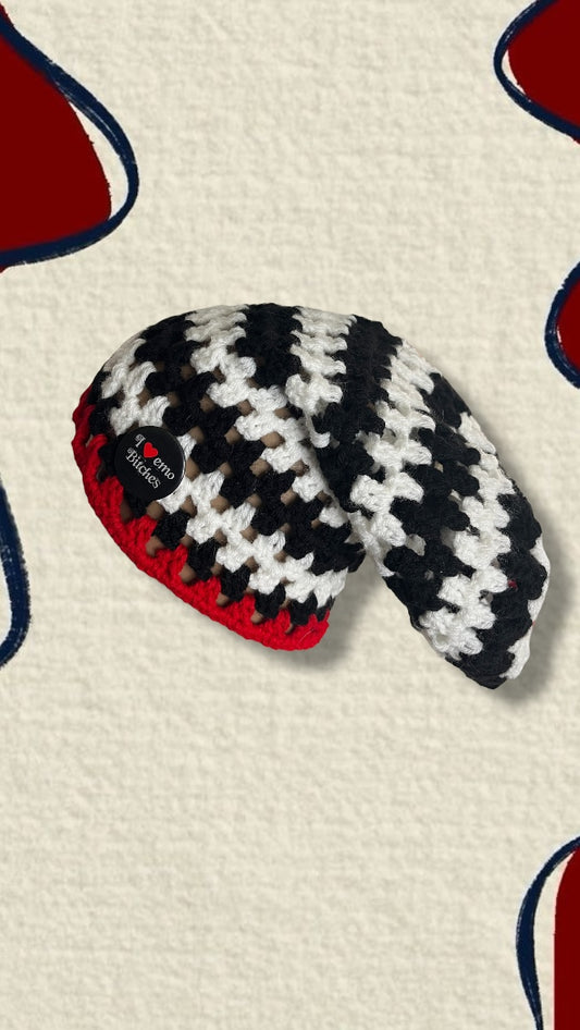 ☻ THE “EMO LVR” SLOUCH BEANIE
