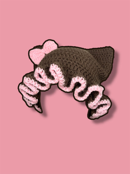 ♡ COCO-KITTY RUFFLE HAT