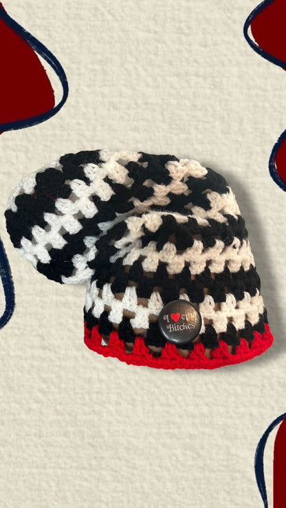 ☻ THE “EMO LVR” SLOUCH BEANIE