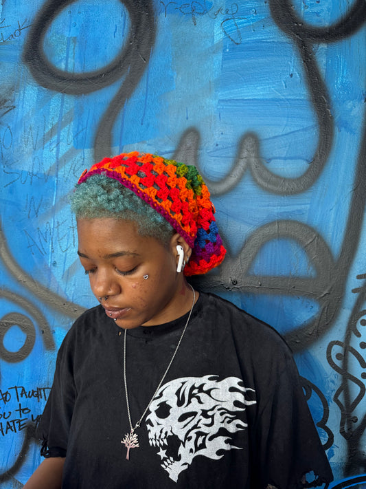 ☻ “JUST VIBIN” SLOUCH BEANIE