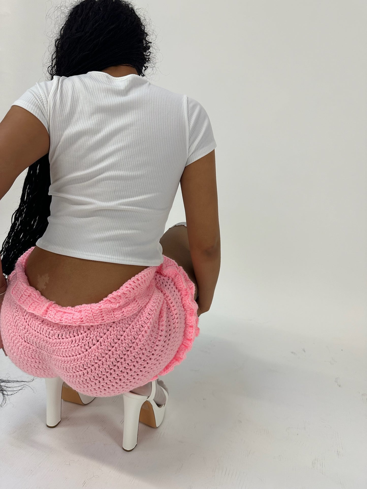 ☆ SOLID COLOR RUFFLE SHORTIEZ