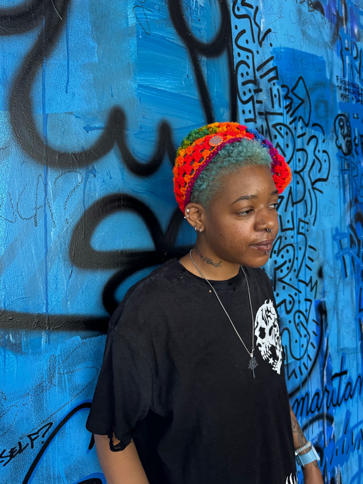 ☻ “JUST VIBIN” SLOUCH BEANIE