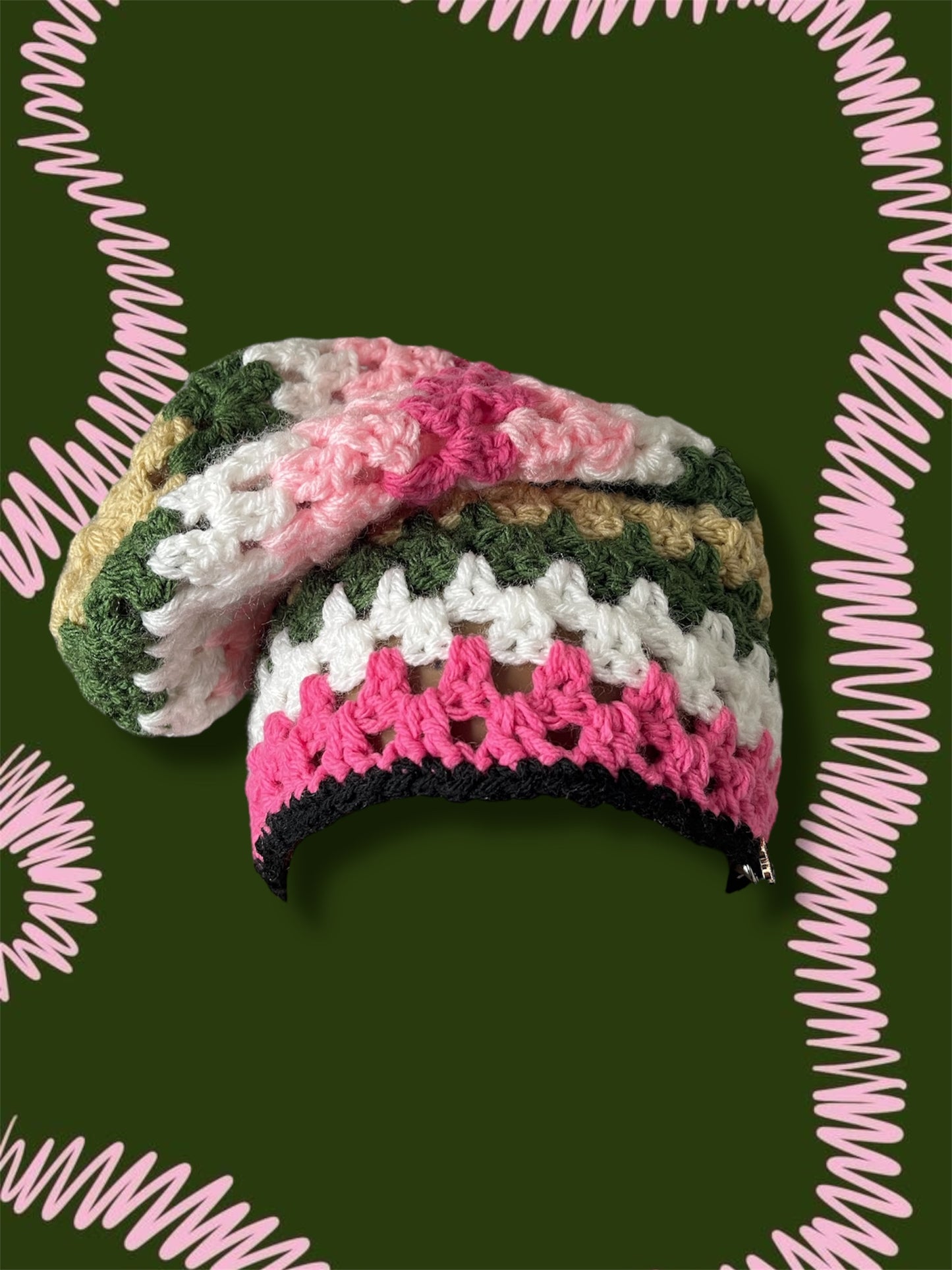 ☻ “PORTALS” SLOUCH BEANIE