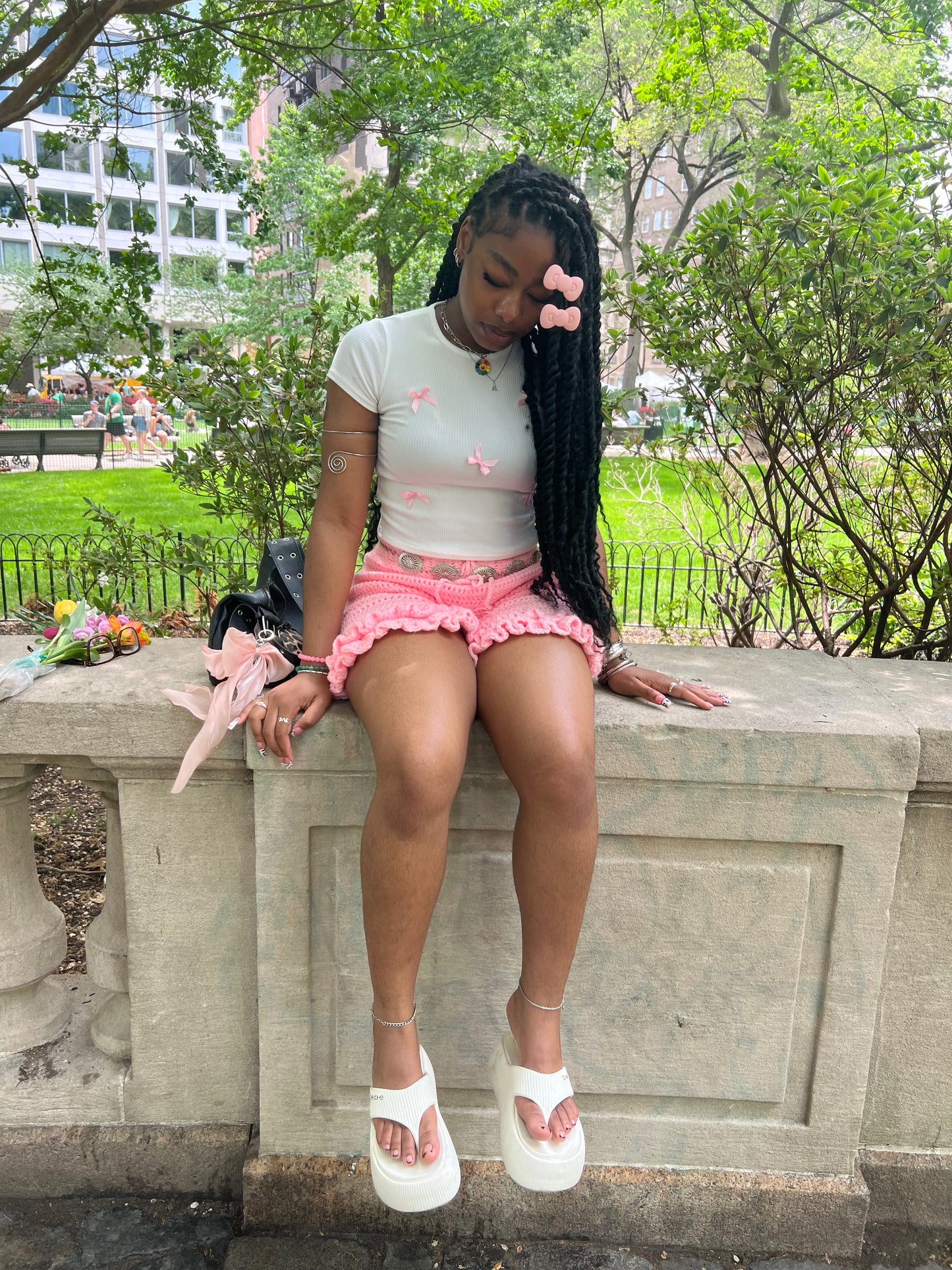 ☆ SOLID COLOR RUFFLE SHORTIEZ