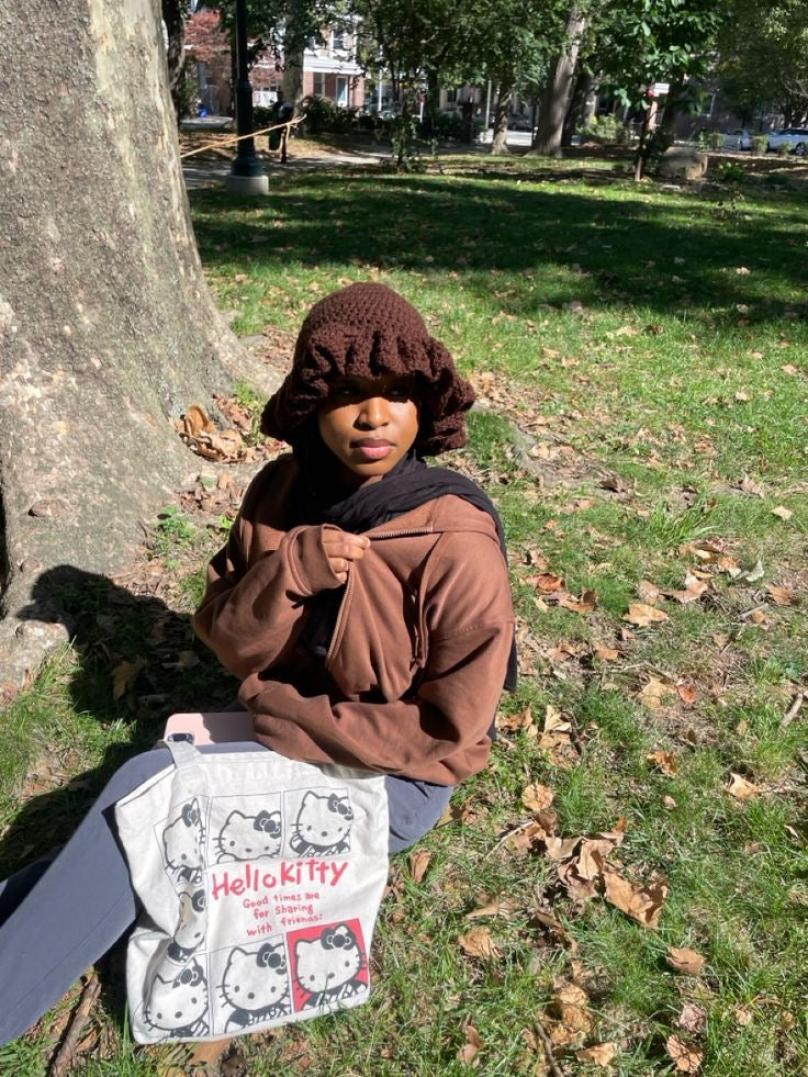 ☆ “COCOA” RUFFLE BUCKET HAT