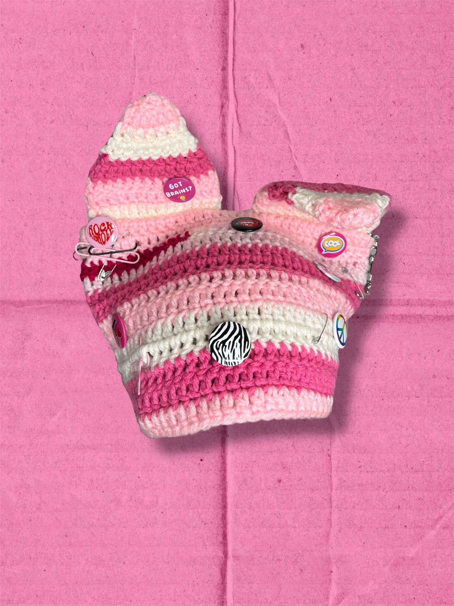 ☻ THE PINK BRAINY BEANIE | LIMITED EDITION